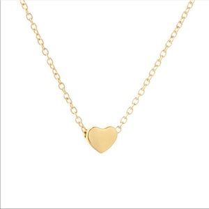 Jewelry - Dainty Gold Pendant Heart Necklace. Jewelry - Dainty Gold Pendant Heart Necklace.